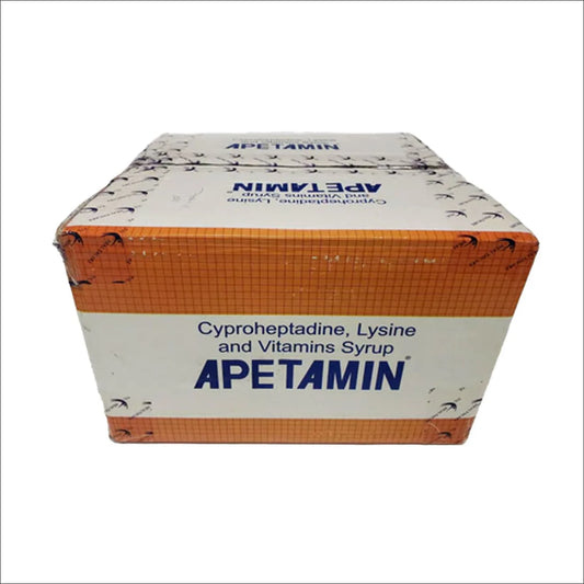 Case Of Apetamin Lysine Vitamin E Syrup 25 Btls Per Case