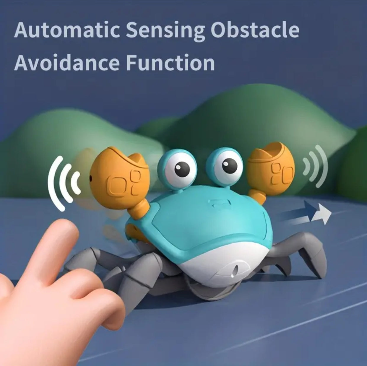 Crawling Crab-Sensory toys for babies