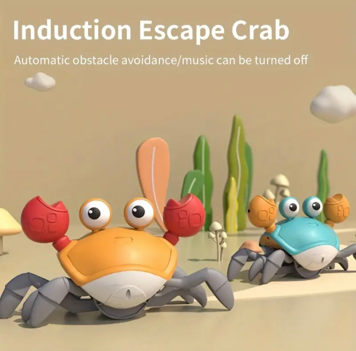 Crawling Crab-Sensory toys for babies
